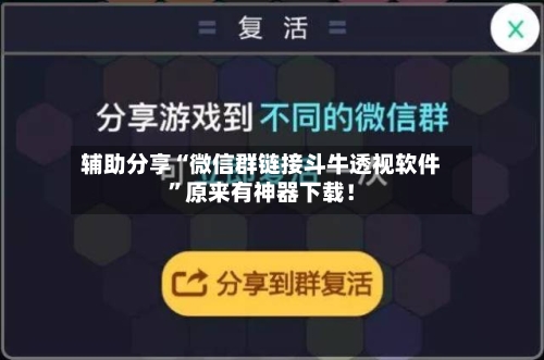辅助分享“微信群链接斗牛透视软件	”原来有神器下载！-第2张图片