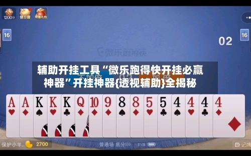 辅助开挂工具“微乐跑得快开挂必赢神器	”开挂神器{透视辅助}全揭秘-第3张图片