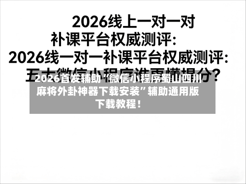 2026首发辅助“微信小程序蜀山四川麻将外卦神器下载安装”辅助通用版下载教程！-第2张图片