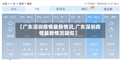 【广东深圳疫情最新情况,广东深圳疫情最新情况疑似】-第3张图片