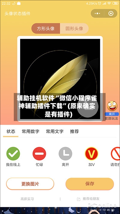 辅助挂机软件“微信小程序雀神辅助插件下载	”(原来确实是有插件)-第2张图片