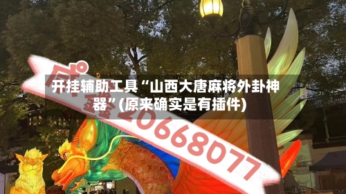 开挂辅助工具“山西大唐麻将外卦神器	”(原来确实是有插件)-第2张图片