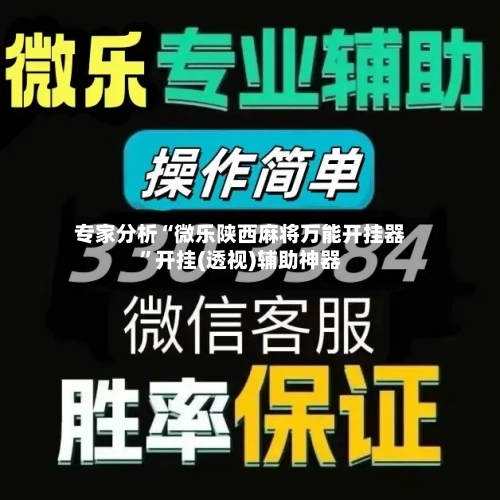 专家分析“微乐陕西麻将万能开挂器”开挂(透视)辅助神器-第3张图片