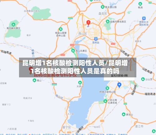 昆明增1名核酸检测阳性人员/昆明增1名核酸检测阳性人员是真的吗