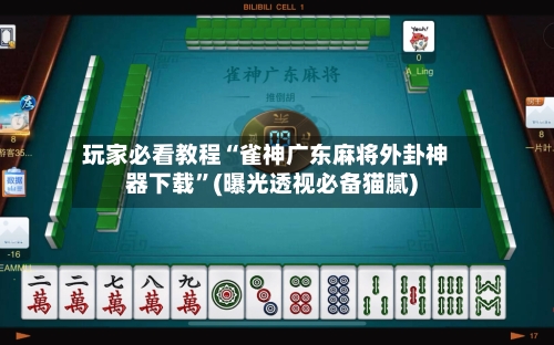 玩家必看教程“雀神广东麻将外卦神器下载	”(曝光透视必备猫腻)-第2张图片