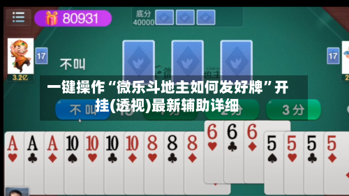一键操作“微乐斗地主如何发好牌”开挂(透视)最新辅助详细-第3张图片
