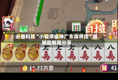 必备科技“小程序雀神广东麻将挂”细辅助教程分享-第2张图片