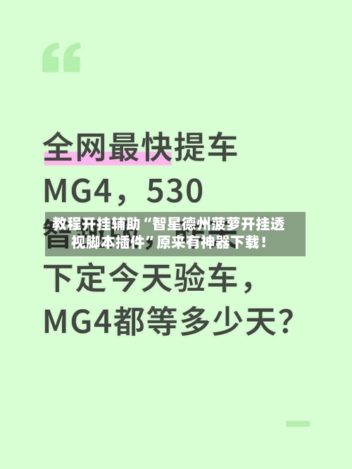 教程开挂辅助“智星德州菠萝开挂透视脚本插件”原来有神器下载！-第2张图片
