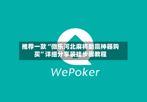 推荐一款“微乐河北麻将助赢神器购买”详细分享装挂步骤教程-第3张图片