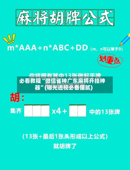 必看教程“微信雀神广东麻将开挂神器	”(曝光透视必备猫腻)-第2张图片