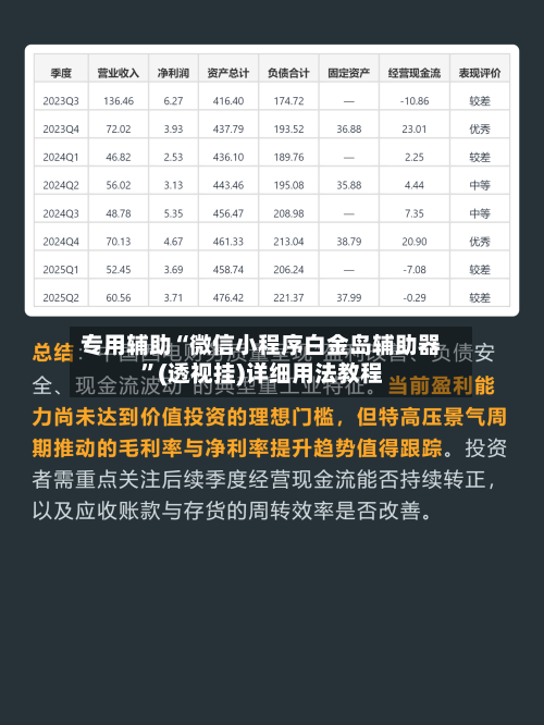 专用辅助“微信小程序白金岛辅助器”(透视挂)详细用法教程-第2张图片