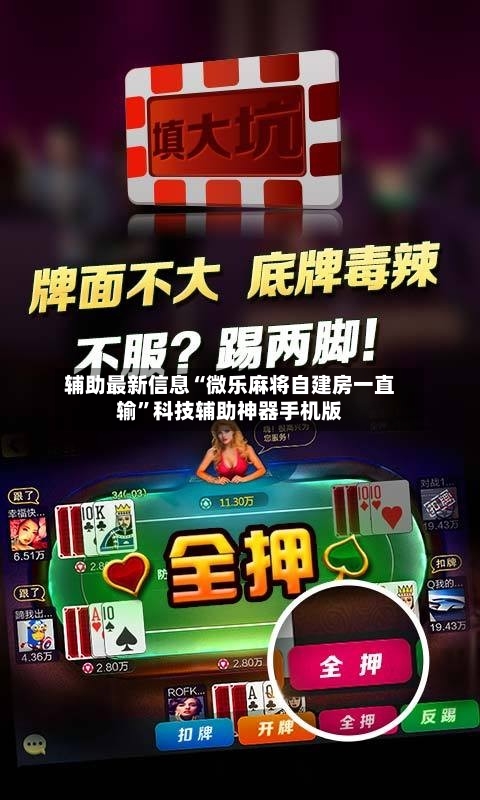 辅助最新信息“微乐麻将自建房一直输”科技辅助神器手机版-第2张图片