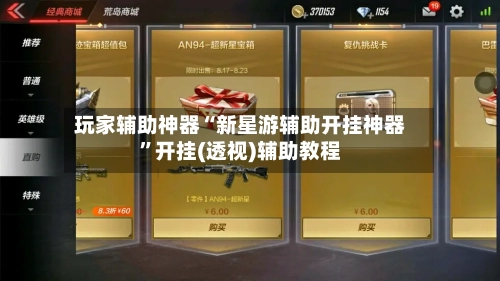 玩家辅助神器“新星游辅助开挂神器”开挂(透视)辅助教程-第3张图片