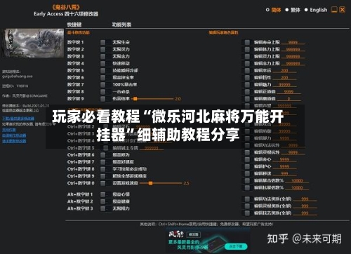 玩家必看教程“微乐河北麻将万能开挂器”细辅助教程分享-第3张图片