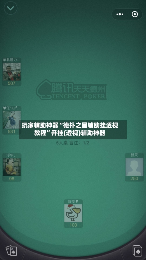 玩家辅助神器“德扑之星辅助挂透视教程	”开挂(透视)辅助神器-第3张图片