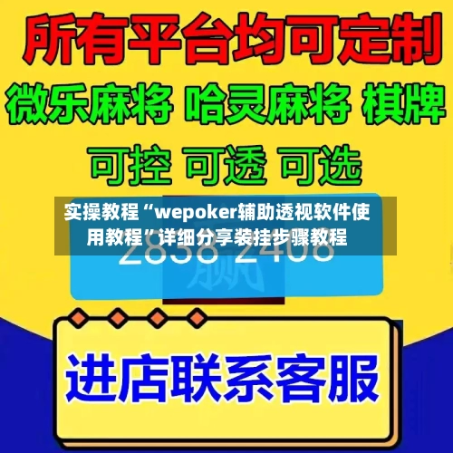 实操教程“wepoker辅助透视软件使用教程	”详细分享装挂步骤教程-第2张图片