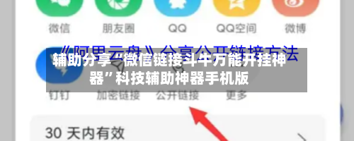 辅助分享“微信链接斗牛万能开挂神器”科技辅助神器手机版-第3张图片