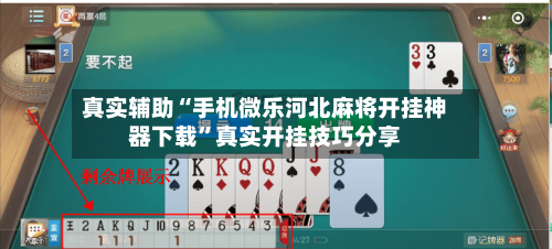 真实辅助“手机微乐河北麻将开挂神器下载	”真实开挂技巧分享-第3张图片