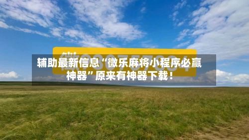 辅助最新信息“微乐麻将小程序必赢神器	”原来有神器下载！-第2张图片