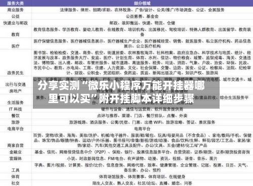 分享实测“微乐小程序万能开挂器哪里可以买”附开挂脚本详细步骤-第3张图片
