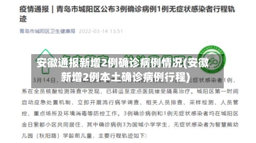 安徽通报新增2例确诊病例情况(安徽新增2例本土确诊病例行程)