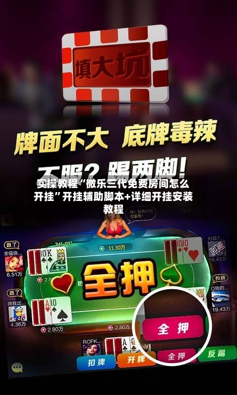 实操教程“微乐三代免费房间怎么开挂”开挂辅助脚本+详细开挂安装教程-第2张图片