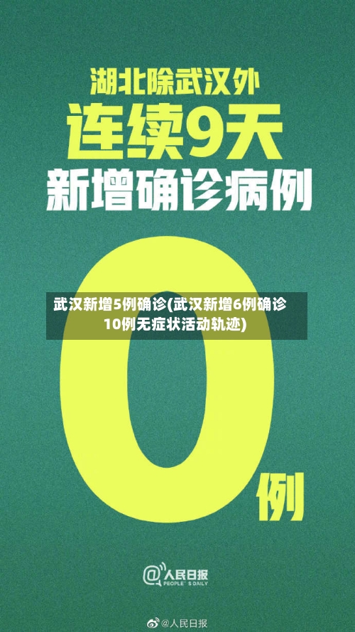 武汉新增5例确诊(武汉新增6例确诊10例无症状活动轨迹)-第2张图片