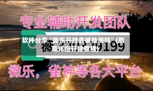 软件分享“微乐开挂会被检测吗”(助赢详细开挂教程)-第3张图片