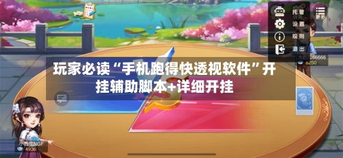 玩家必读“手机跑得快透视软件	”开挂辅助脚本+详细开挂-第2张图片