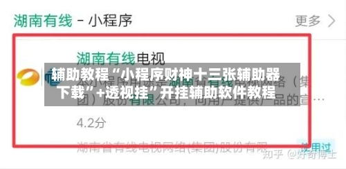 辅助教程“小程序财神十三张辅助器下载”+透视挂	”开挂辅助软件教程-第3张图片