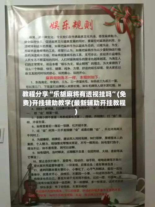 教程分享“乐胡麻将有透视挂吗”(免费)开挂辅助教学(最新辅助开挂教程)-第3张图片