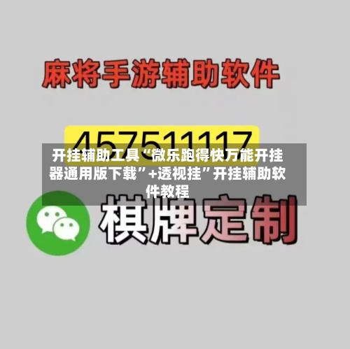 开挂辅助工具“微乐跑得快万能开挂器通用版下载	”+透视挂”开挂辅助软件教程-第2张图片