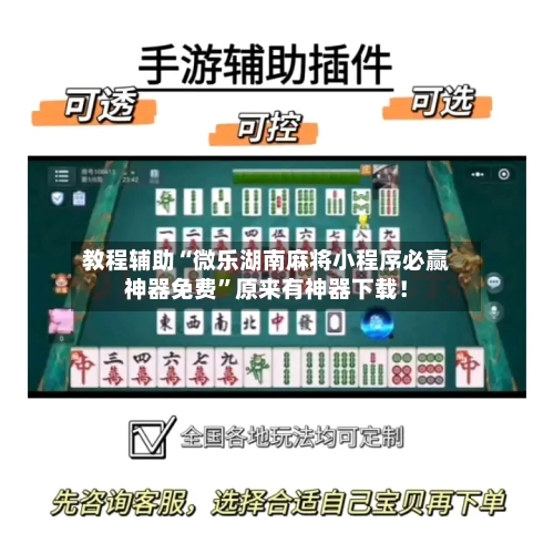 教程辅助“微乐湖南麻将小程序必赢神器免费”原来有神器下载！-第2张图片