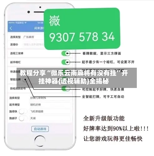 教程分享“微乐云南麻将有没有挂	”开挂神器{透视辅助}全揭秘-第2张图片