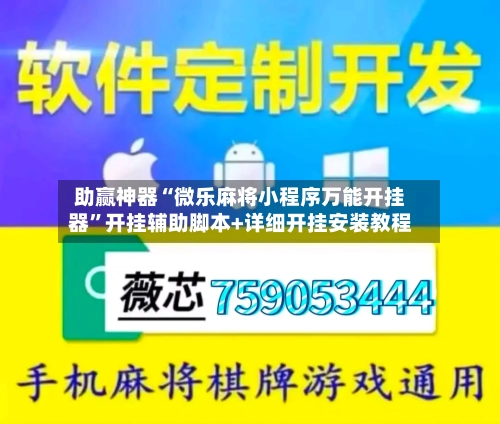 助赢神器“微乐麻将小程序万能开挂器	”开挂辅助脚本+详细开挂安装教程-第2张图片