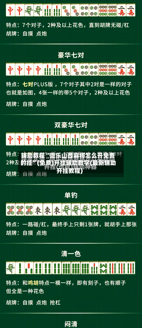 辅助教程“微乐山西麻将怎么开免费的挂	”(免费)开挂辅助教学(最新辅助开挂教程)-第3张图片