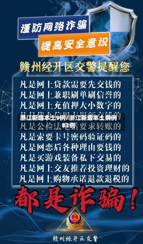 浙江新增本土9例/浙江新增本土病例83例