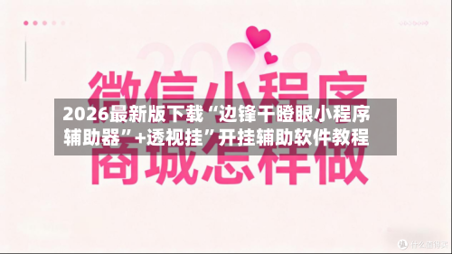 2026最新版下载“边锋干瞪眼小程序辅助器	”+透视挂”开挂辅助软件教程-第3张图片