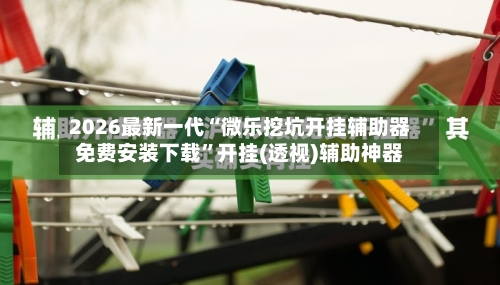 2026最新一代“微乐挖坑开挂辅助器免费安装下载”开挂(透视)辅助神器-第3张图片