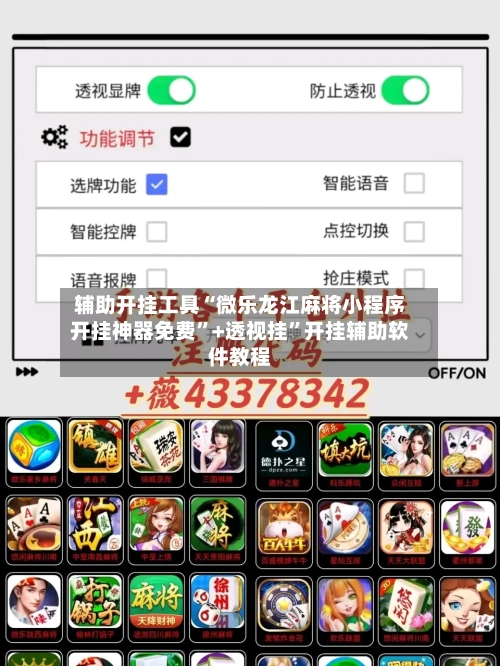 辅助开挂工具“微乐龙江麻将小程序开挂神器免费”+透视挂”开挂辅助软件教程-第2张图片
