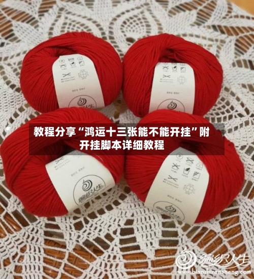 教程分享“鸿运十三张能不能开挂	”附开挂脚本详细教程-第2张图片