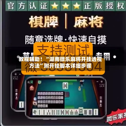 教程辅助！“湖南微乐麻将开挂透视方法	”附开挂脚本详细步骤-第2张图片