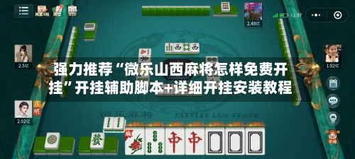 强力推荐“微乐山西麻将怎样免费开挂”开挂辅助脚本+详细开挂安装教程-第3张图片