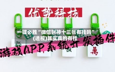 一键必胜“微信财神十三张有挂吗”(透视)其实真的有挂