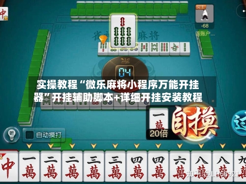 实操教程“微乐麻将小程序万能开挂器”开挂辅助脚本+详细开挂安装教程-第3张图片