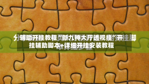 辅助开挂教程“新九神大厅透视挂”开挂辅助脚本+详细开挂安装教程-第2张图片