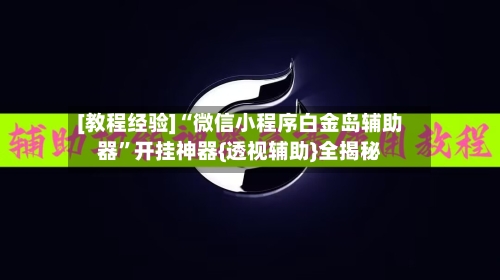 [教程经验]“微信小程序白金岛辅助器”开挂神器{透视辅助}全揭秘-第2张图片
