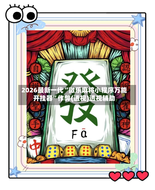 2026最新一代“微乐麻将小程序万能开挂器”作弊(透视)透视辅助-第2张图片