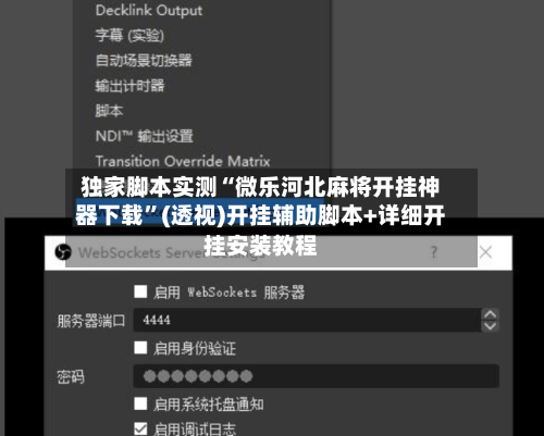 独家脚本实测“微乐河北麻将开挂神器下载	”(透视)开挂辅助脚本+详细开挂安装教程-第2张图片