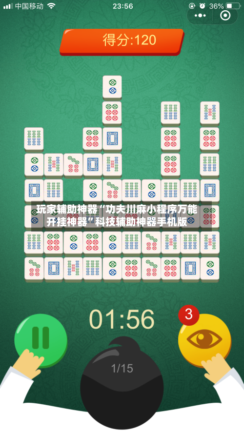 玩家辅助神器“功夫川麻小程序万能开挂神器”科技辅助神器手机版-第2张图片